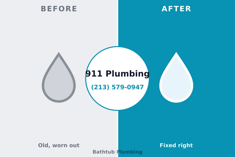 Before and after: plumbing repair Fountainhead-Orchard Hills, MD